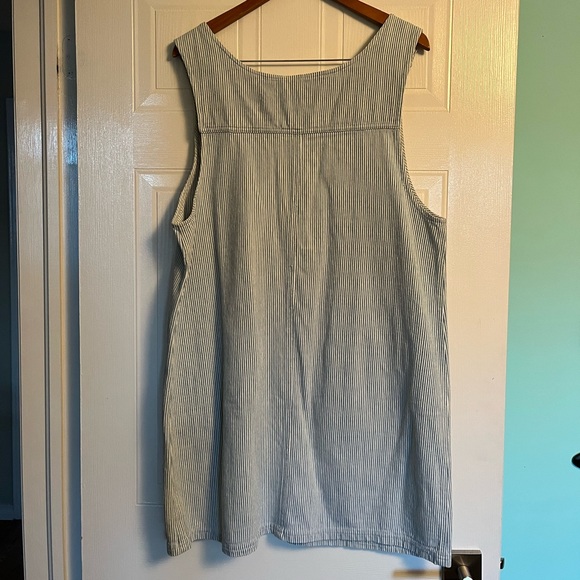 Light Denim Overall Dress - oversized - Picture 3 of 5